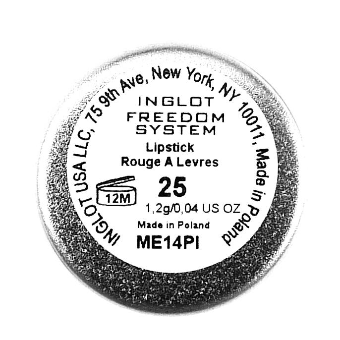 Inglot Freedom System Lipstick 25 #1