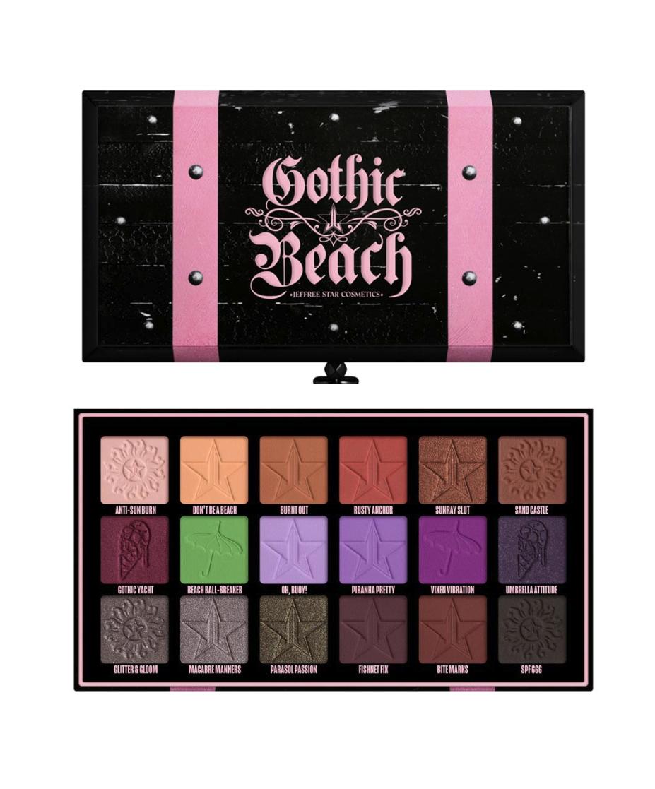 Jeffree Star Cosmetics Gothic Beach Artistry Palette Limited Ed.