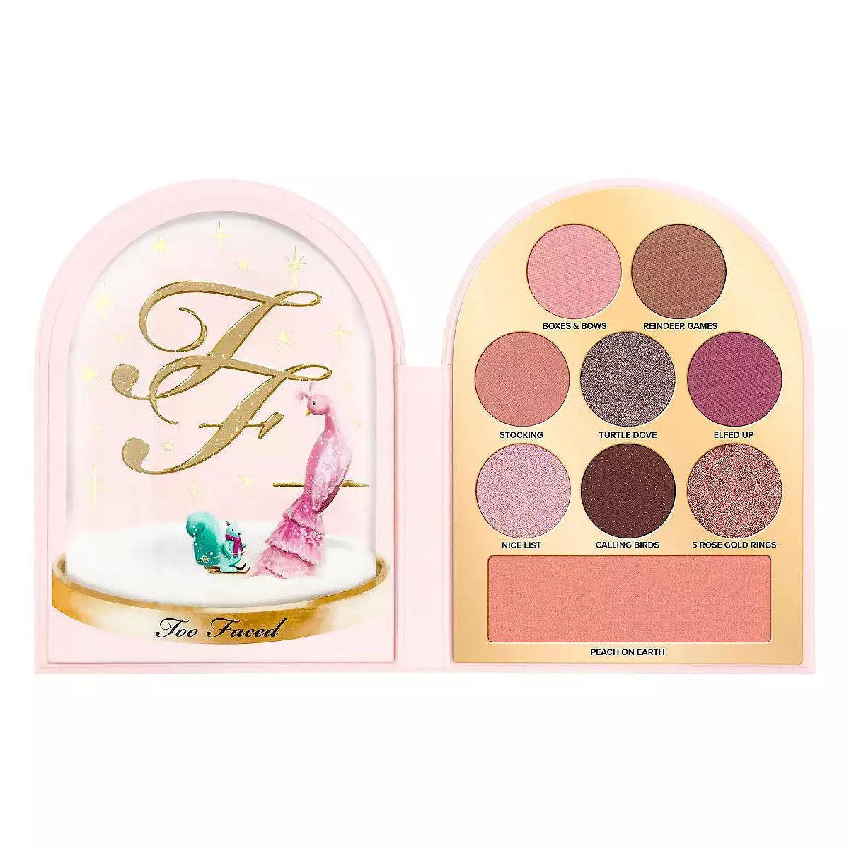 Too Faced Let It Snow Globe Palette Peacock