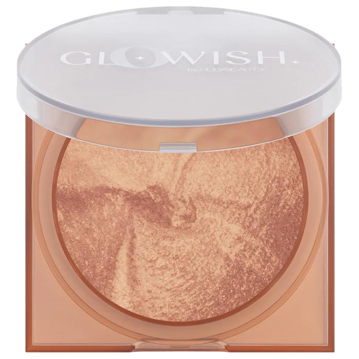 Huda Beauty GloWish Soft Radiance Bronzing Powder Medium 02 Mini