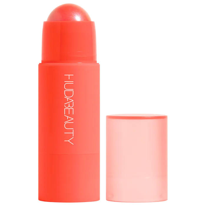 Huda Beauty Cheeky Tint Blush Stick Coral Cutie