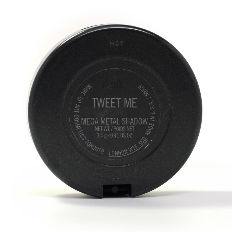 MAC Mega Metal Eyeshadow Tweet Me #3
