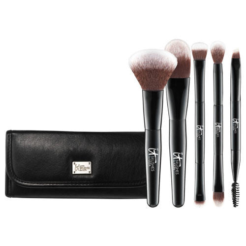 It Cosmetics Your Multi-Tasker Deluxe Dual-Ended Travel Brush Set