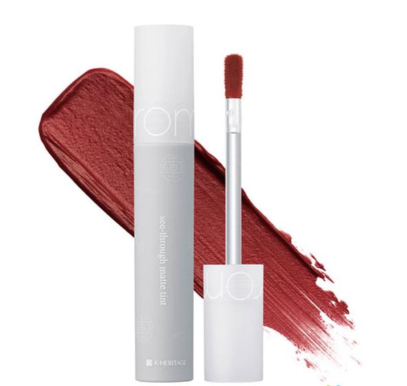 Rom&nd see-through matte tint 09 maple red