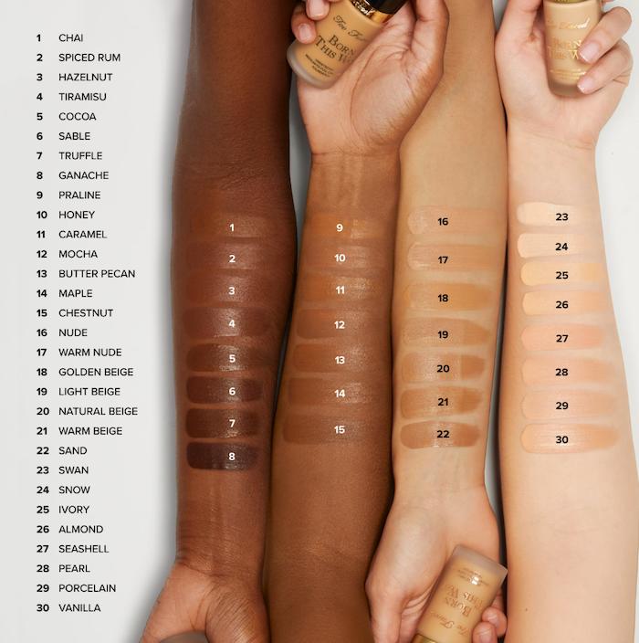 Too Faced born this way oil control foundation 24hr Nude #1