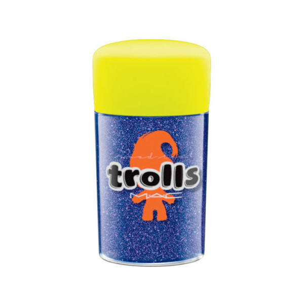 MAC Glitter Jar Reflects Good Luck Trolls Collection Purple Duo