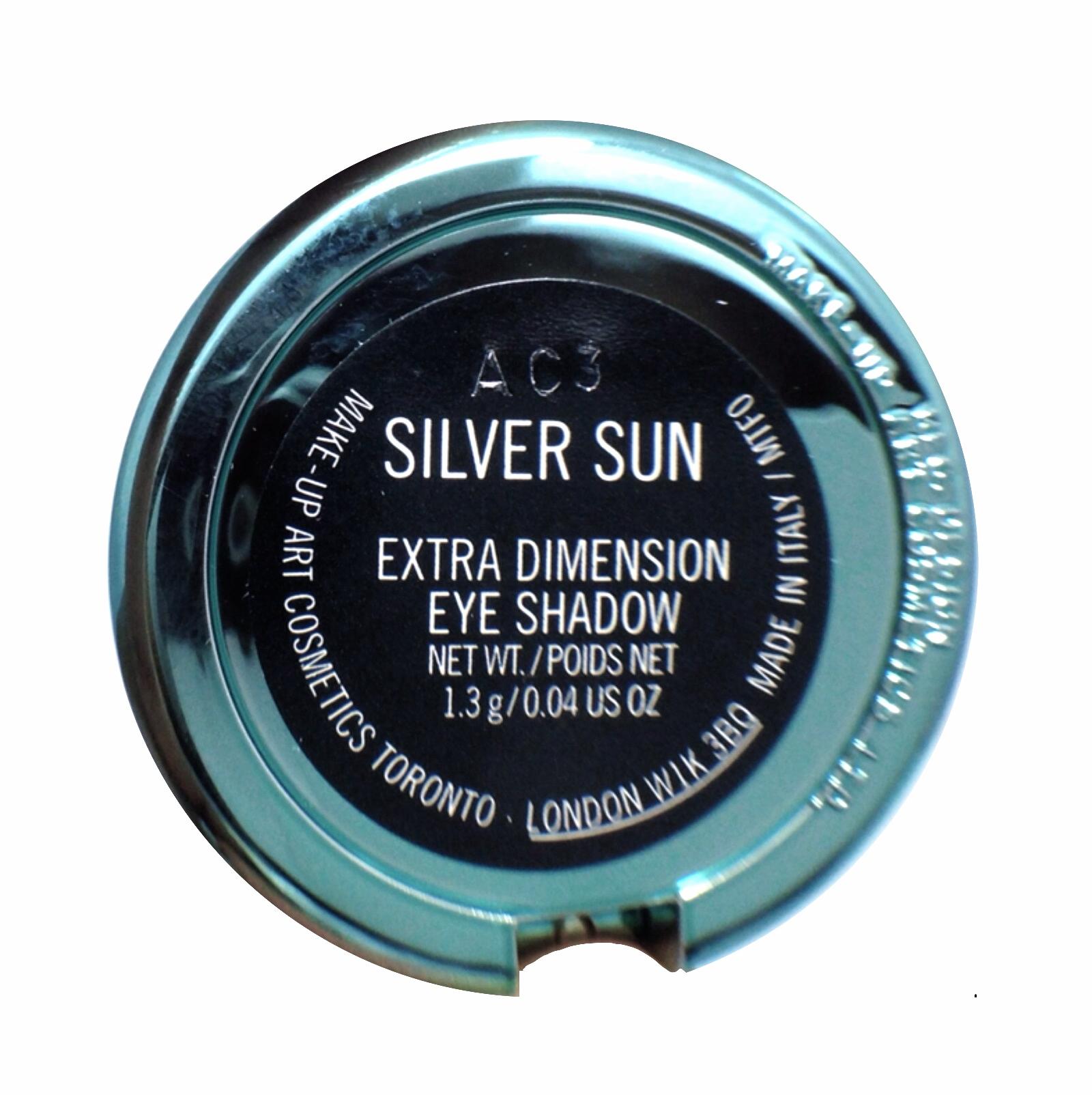 MAC Extra Dimension Eyeshadow Alluring Aquatic Collection Silver Sun #2