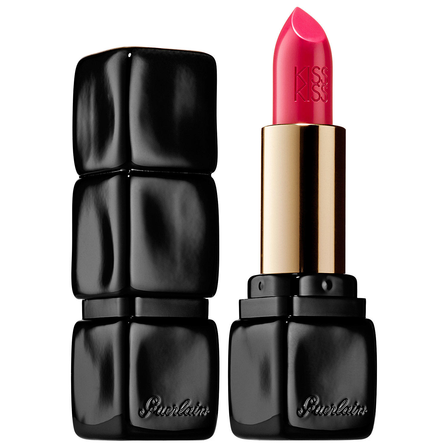 Guerlain KissKiss Creamy Satin Finish Lipstick Excessive Rose 361