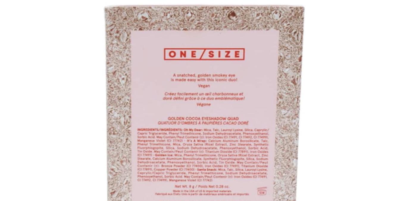 One Size Eyeshadow Quad Golden Cocoa  #1
