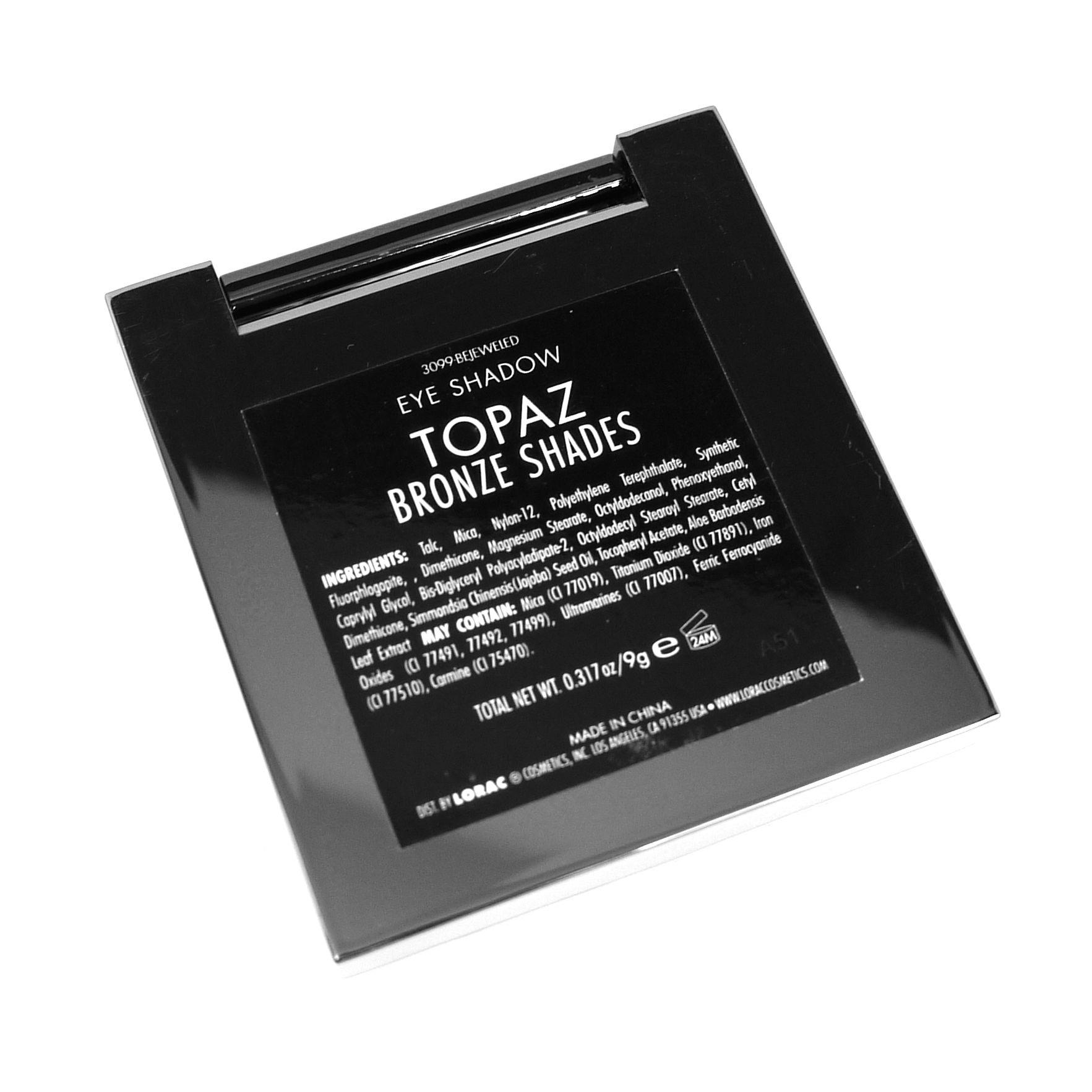 LORAC Topaz Bronze Shades Eyeshadow Palette Bejeweled Collection  #3