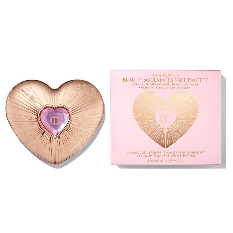 Charlotte Tilbury Beauty Soulmates Face Palette Pillow Talk & Flawless Pink #0