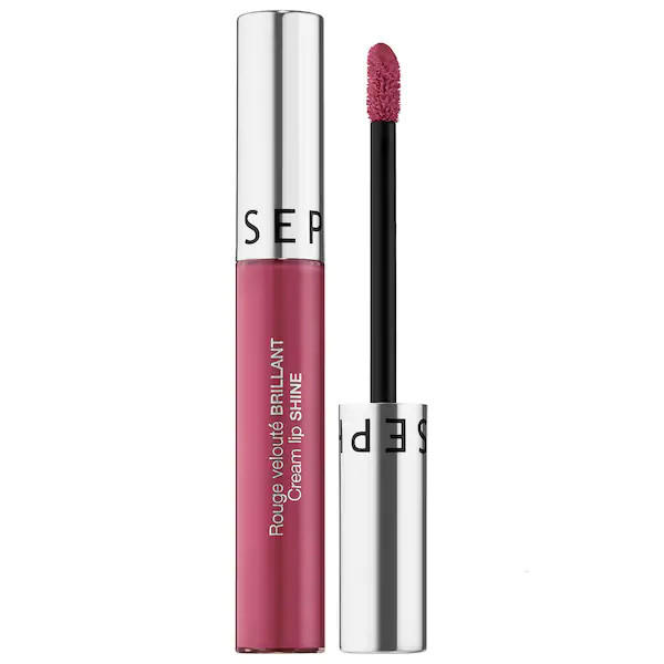 Sephora Cream Lip Shine Liquid Lipstick Mauve Spirit 03