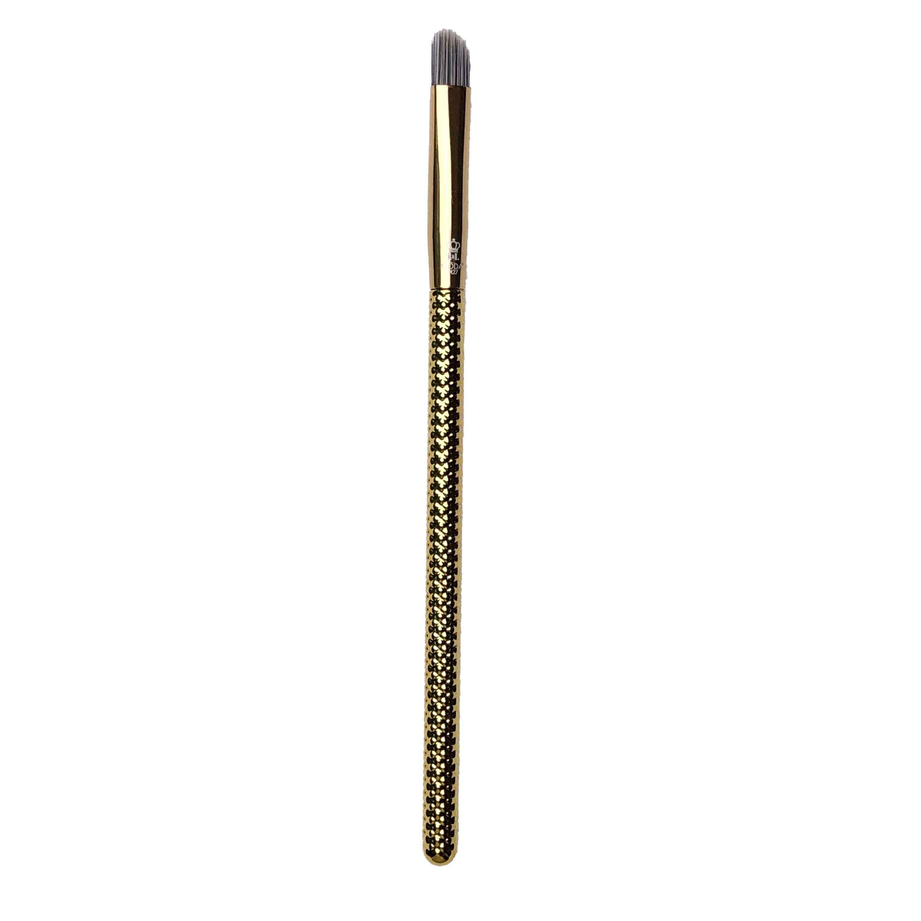 MODA Pro Triad Eye Slanted Definer Eye Brush Gold Textured