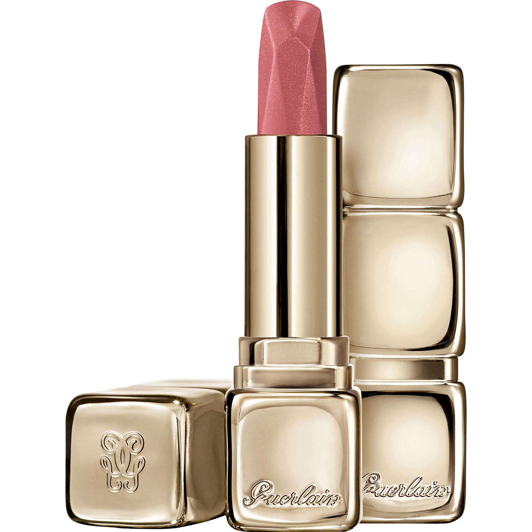 Guerlain KissKiss Diamond Lipstick Peachy Gem 544