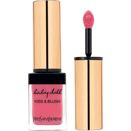 YSL Baby Doll Kiss & Blush Lips & Cheeks Rose Frivole 2