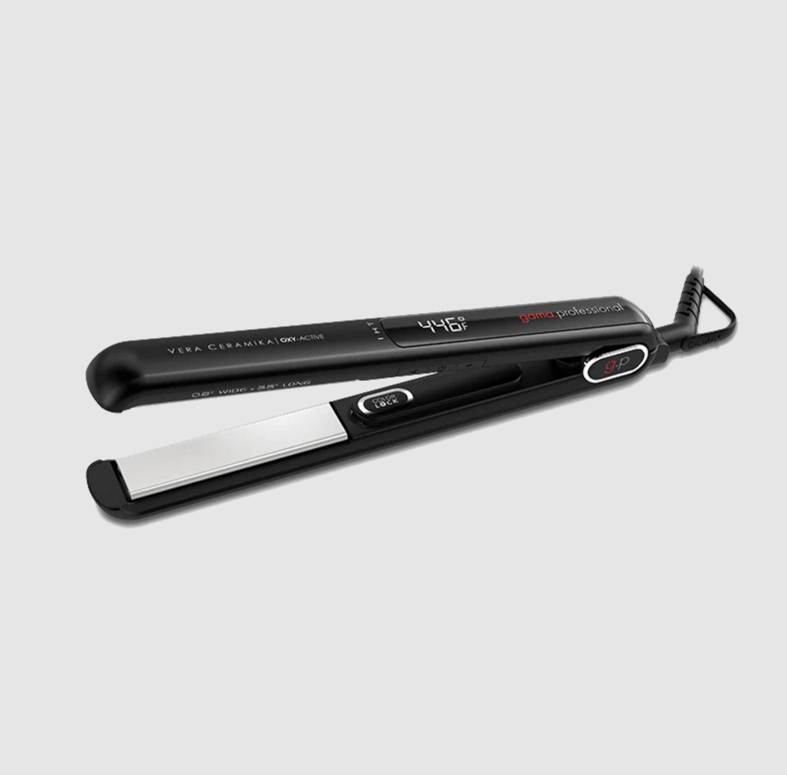 GAMA Italy G-Evo Vera Real Ceramic Flat Iron Tool 0.8 Inch Wide x 3.5 Inch Long #0