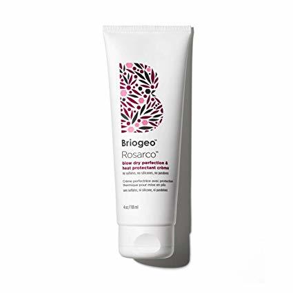 Briogeo Rosarco Blow Dry Perfection & Heat Protectant Creme Travel