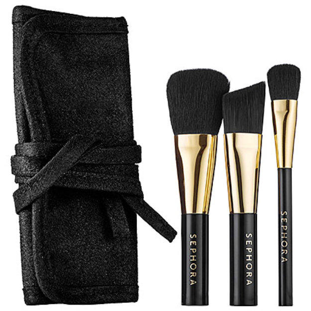Sephora Touch And Gold Travel Brush Set