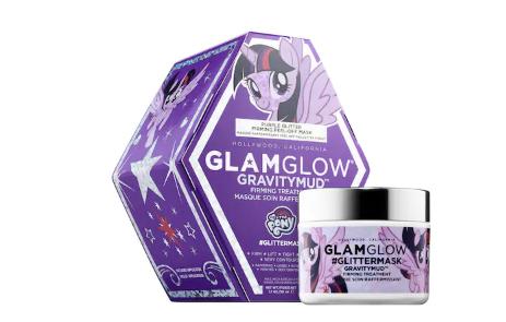 GLAMGLOW #GLITTERMASK GRAVITYMUD Firming Treatment Purple Glitter My Little Pony Collection