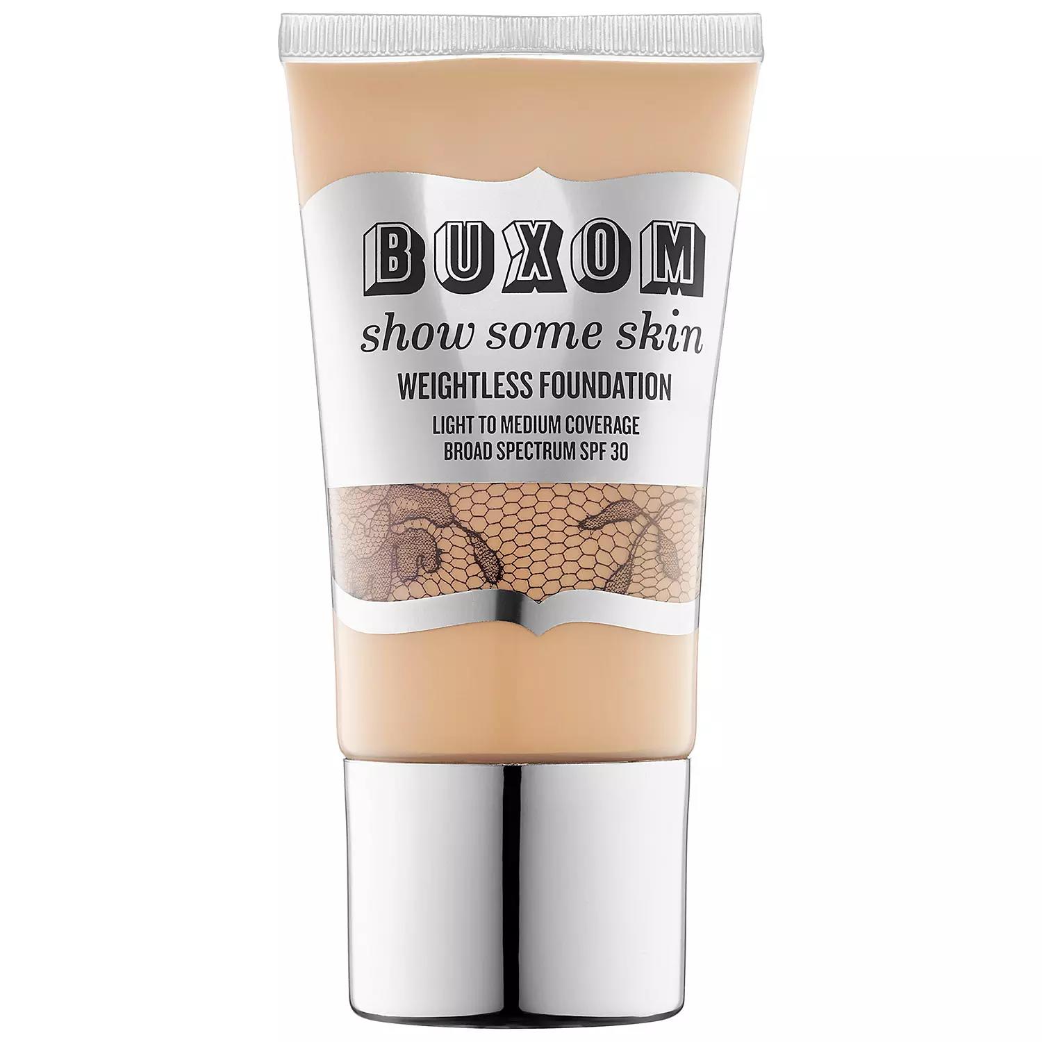 Buxom Show Some Skin Weightless Foundation SPF30 Meet Me Latte Mini