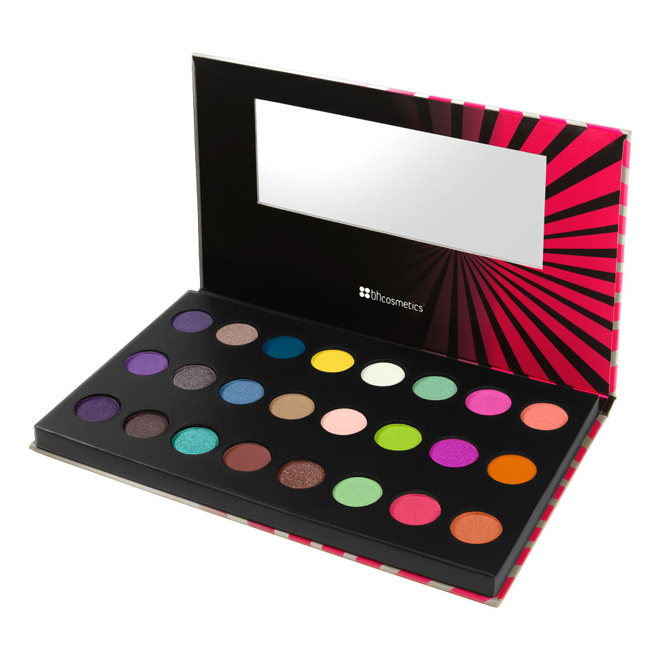 BH Cosmetics 24 Color Pressed Pigment Palette Pop Art Color Extreme