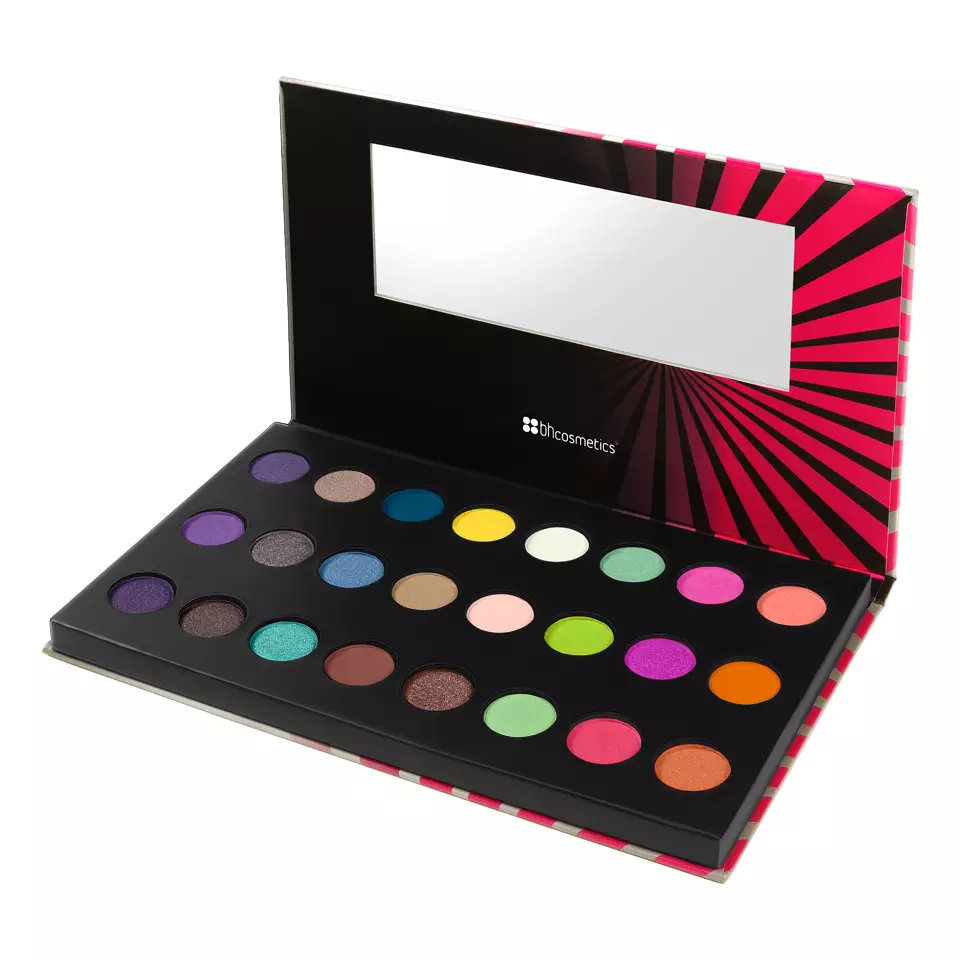 Bh Cosmetics 24 Color Pressed Pigment Palette Pop Art Color Extreme