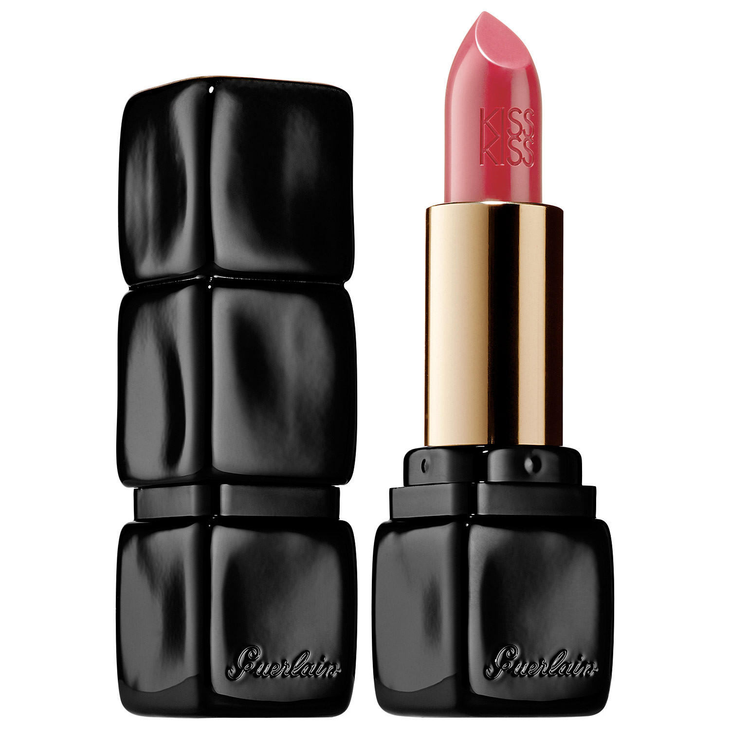 Guerlain KissKiss Creamy Satin Finish Lipstick Fall In Red 520