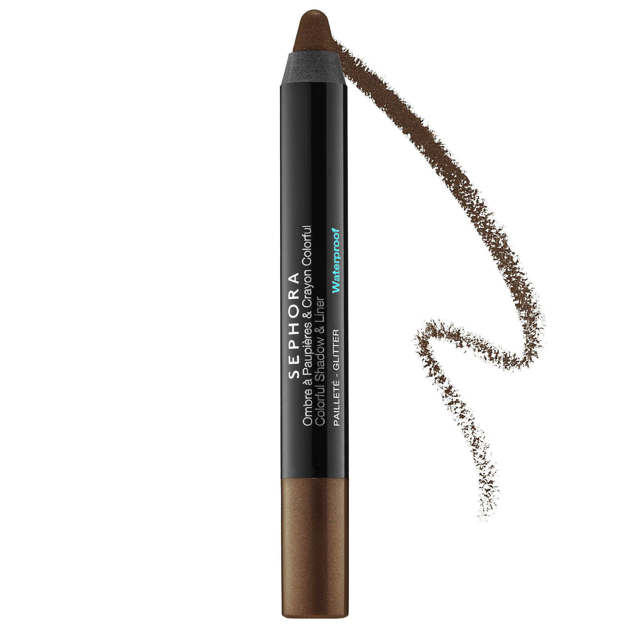 Sephora 12HR Wear Waterproof Jumbo Liner Brown Glitter 23