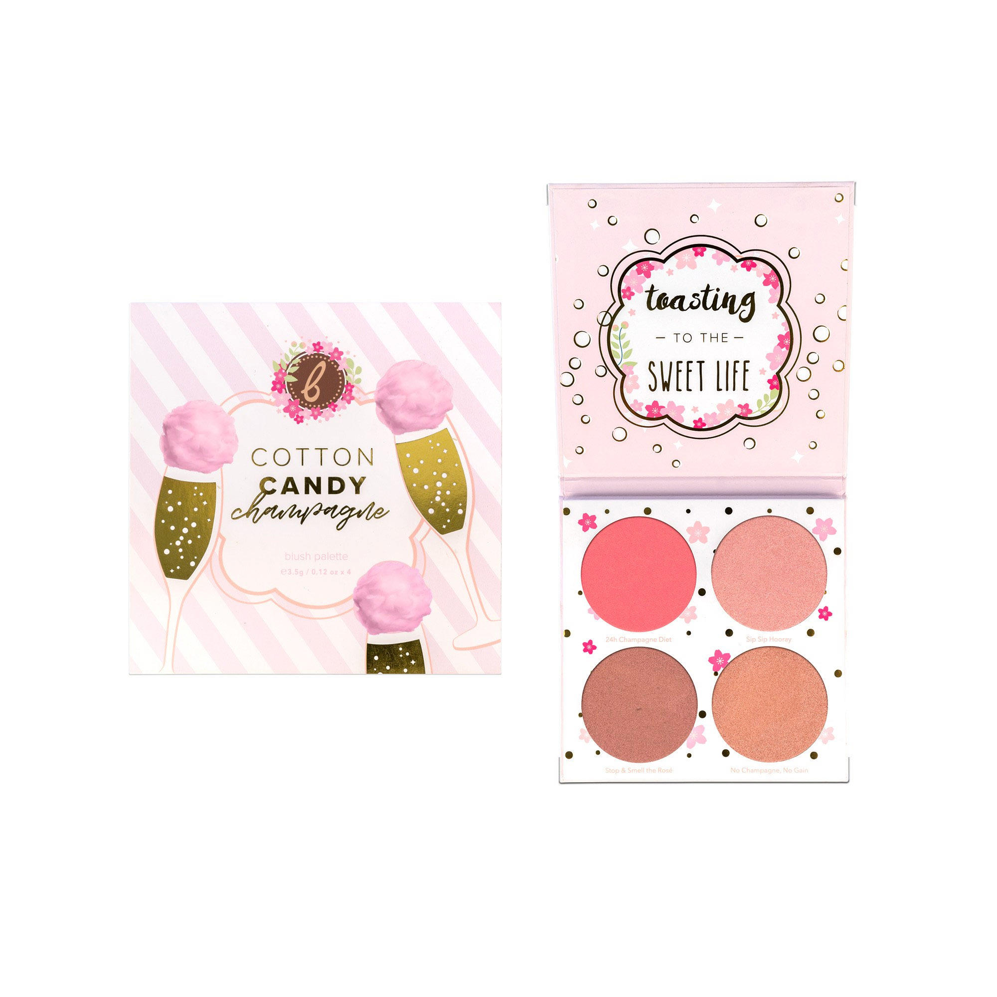 Beauty Bakerie Cotton Candy Champagne Blushlighter Palette