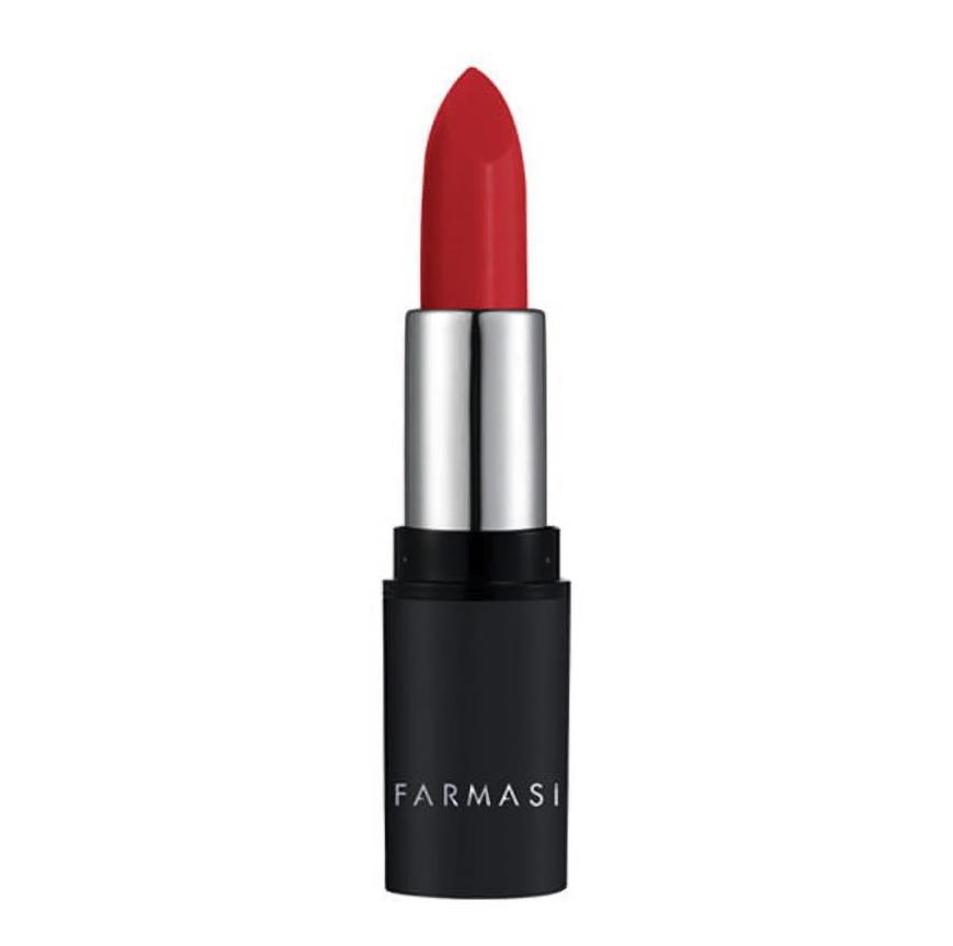 farmasi matte lipstick hot red mini