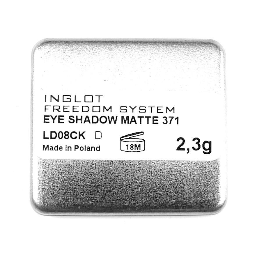 Inglot Freedom System Eyeshadow By The Book Blue Matte 371 #1