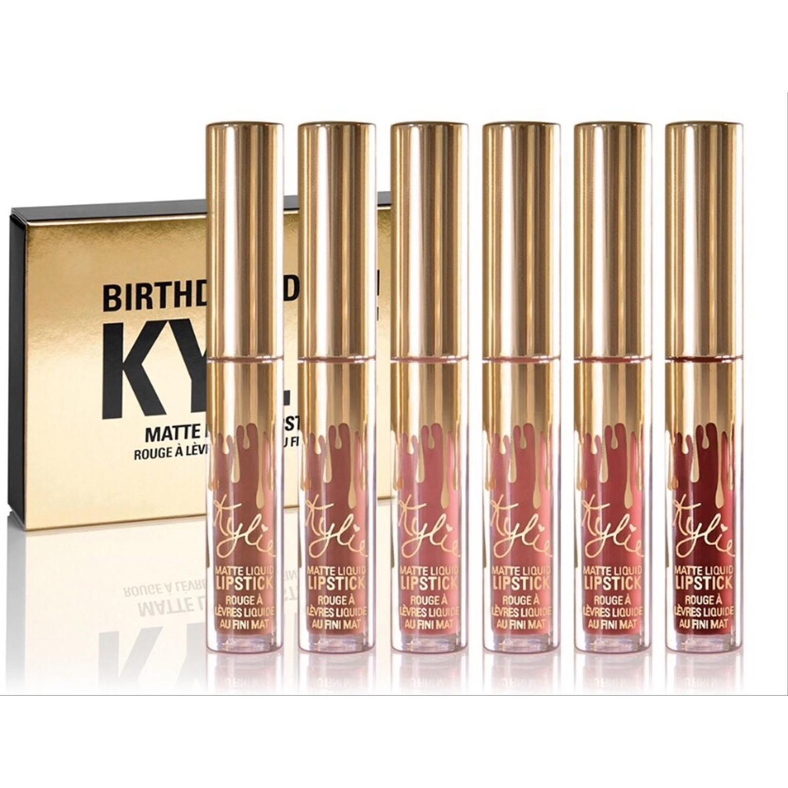 Kylie Cosmetics Birthday Edition Matte Liquid Lipstick Set