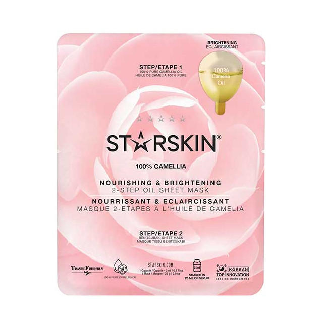 Starskin 100% Camellia Nourishing & Brightening Sheet Mask