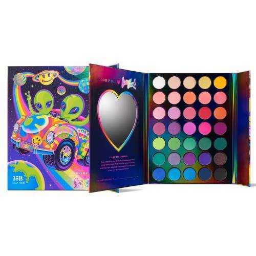 Morphe X Lisa Frank Zoomer And Zorbit Eyeshadow Palette 35B