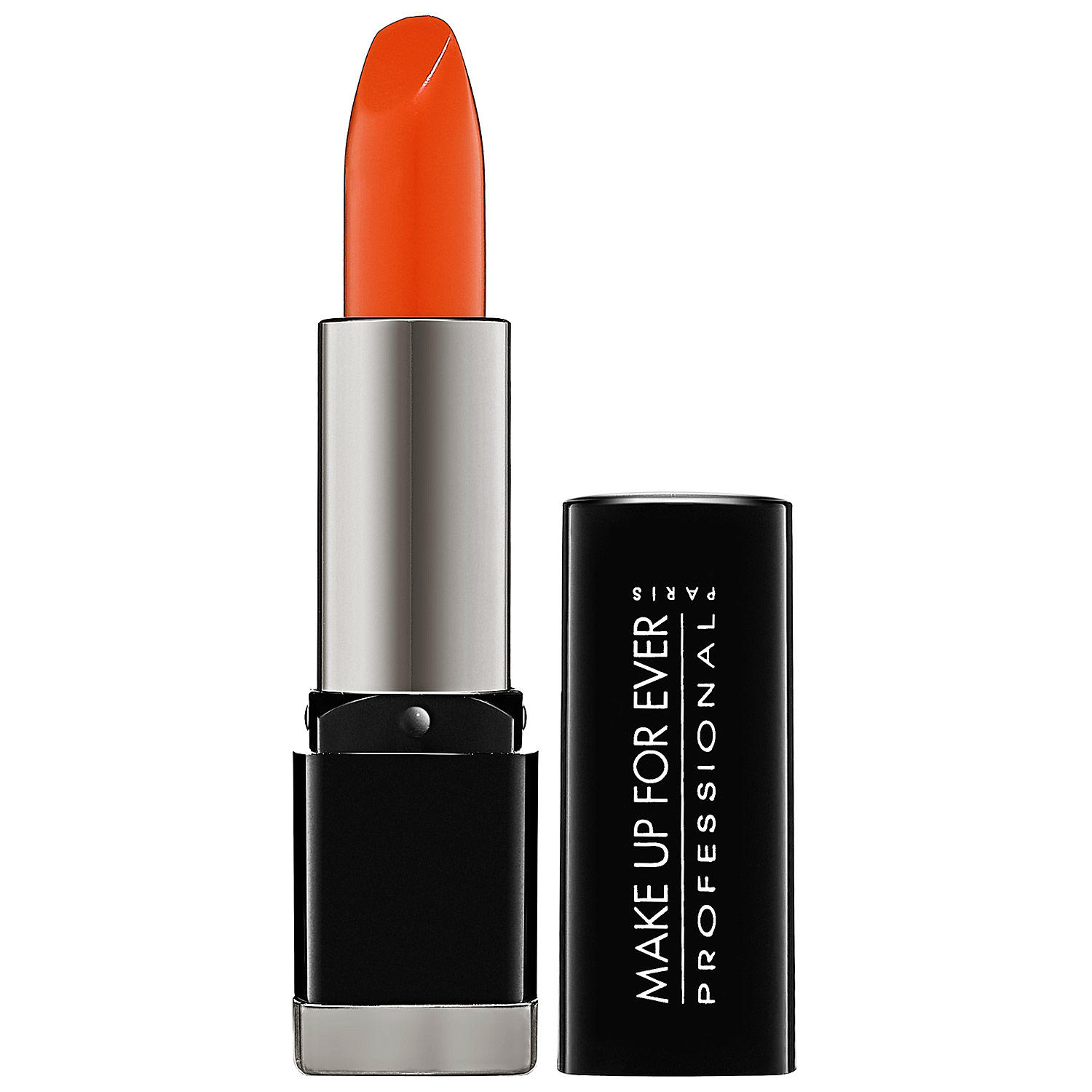 Makeup Forever Rouge Artist Intense Lipstick Satin Bright Orange 40