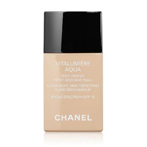Chanel Vitalumière Aqua Ultra-Light Skin Perfecting Sunscreen Makeup SPF 15