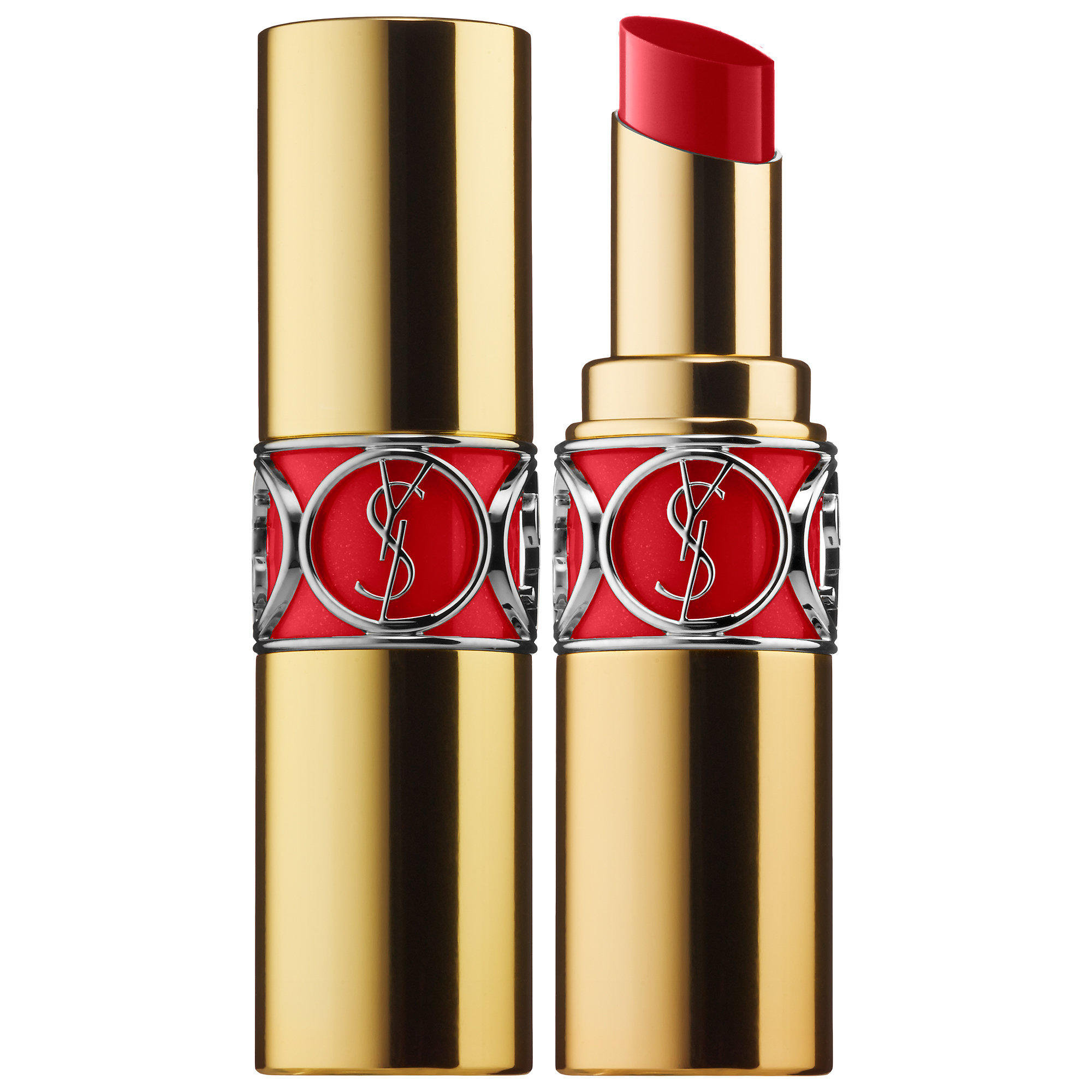 YSL Rouge Volupte Silky Sensual Radiant Lipstick Red Taboo 18