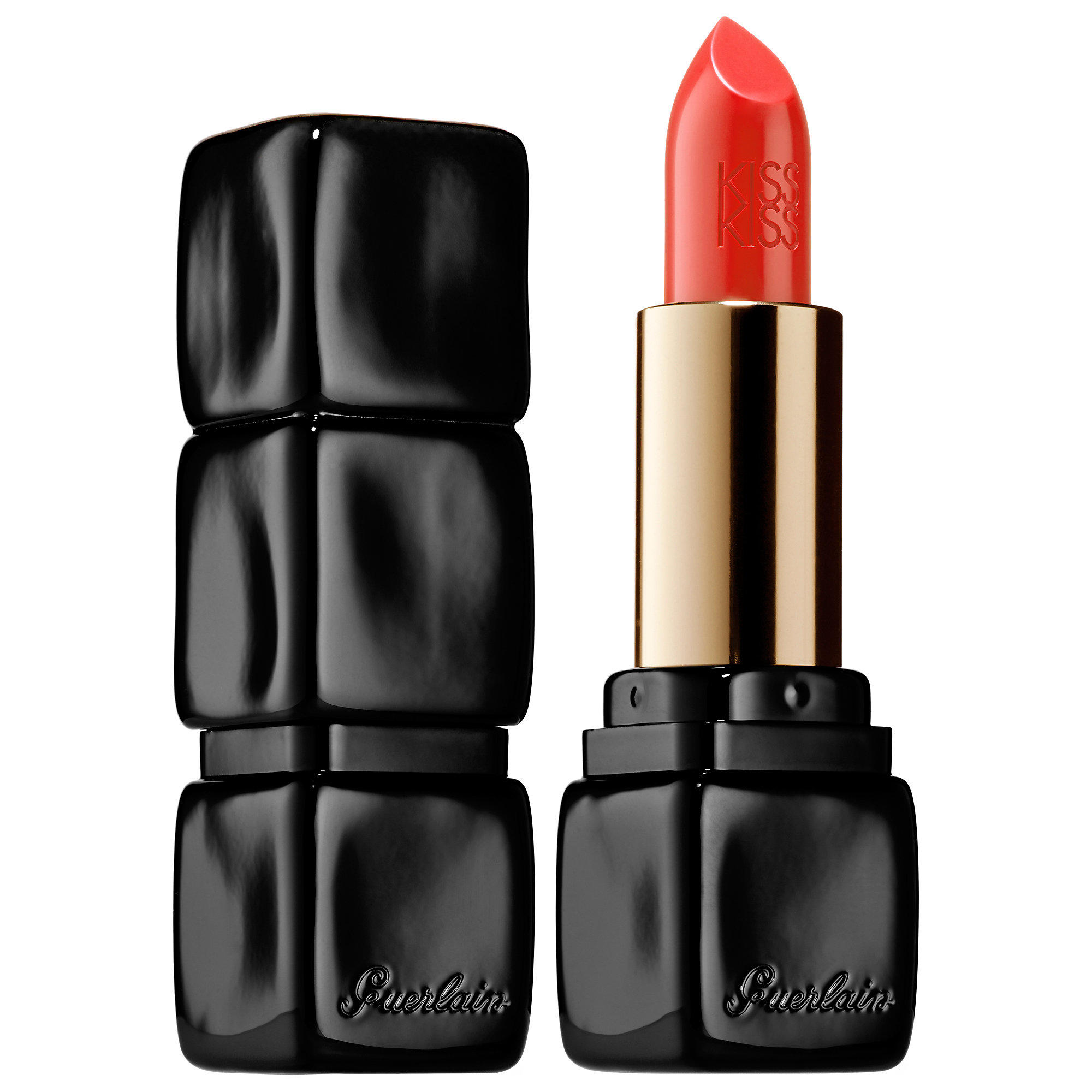 Guerlain KissKiss Lipstick Orange Fizz 345