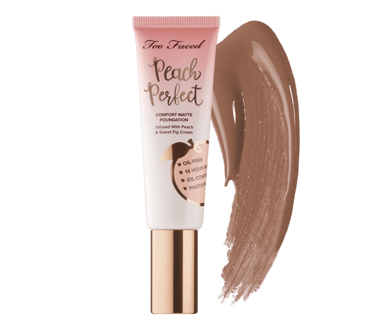 Too Faced Peach Perfect Comfort Matte Foundation Ganache