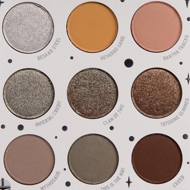 Colourpop The Mandalorian Eyeshadow Palette
