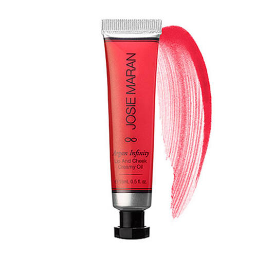 repeat-Josie Maran Lip and Cheek Creamy Oil Non-Stop Watermelon Mini 0.16 oz