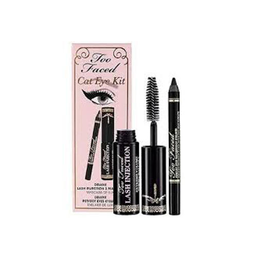 Too Faced Cat Eye Kit Deluxe Lash Injection 2 Mascara & Perfect Eyes Eyeliner