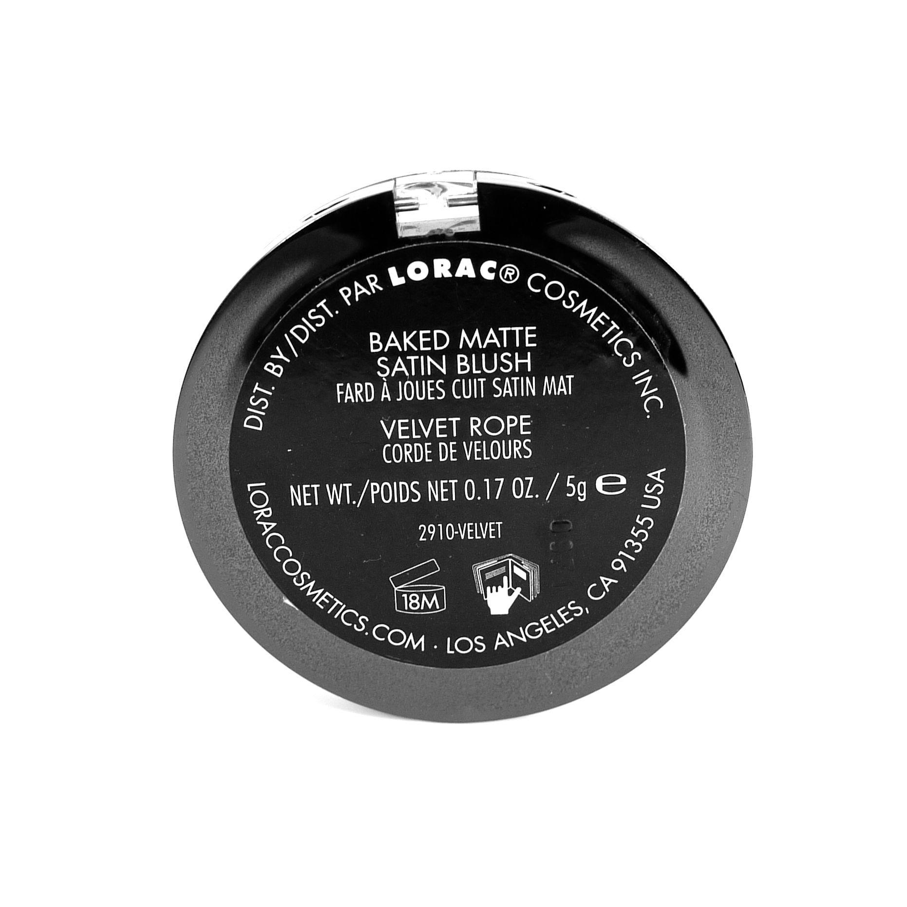 LORAC Baked Matte Satin Blush Velvet Rope #2