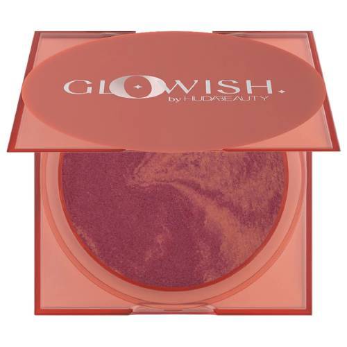 Huda Beauty GloWish Cheeky Vegan Soft Glow Powder Blush Charming Cherry 04
