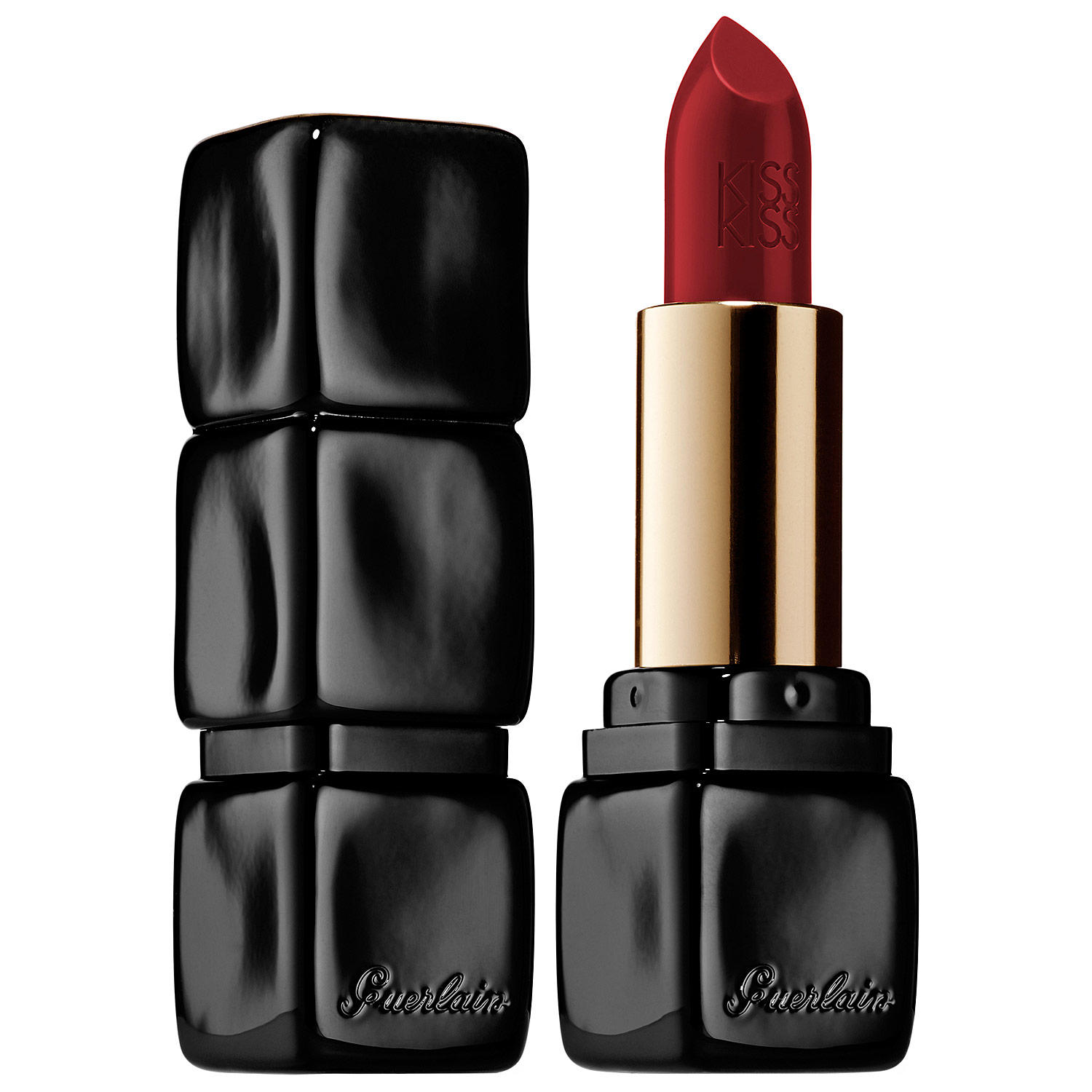 Guerlain KissKiss Creamy Satin Finish Lipstick Red Passion 321