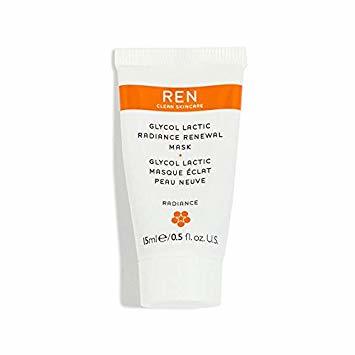 REN Clean Skincare Glycol Lactic Radiance Renewal Mask Travel