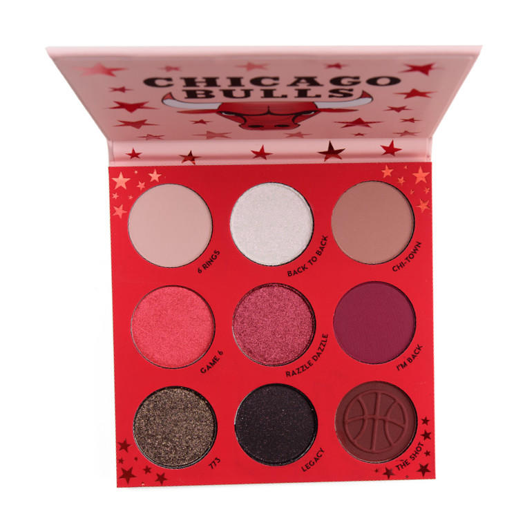 ColourPop x NBA Eyeshadow Palette Chicago Bulls