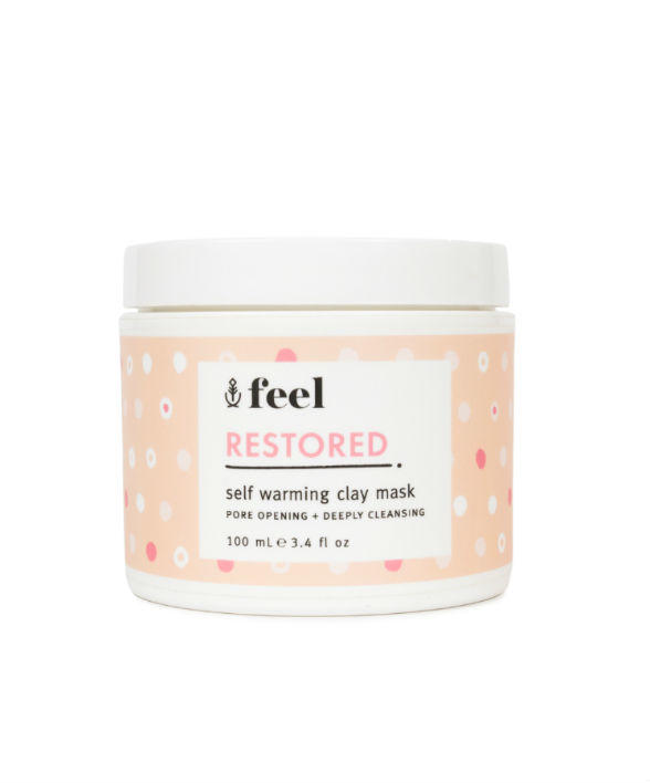 FEEL Restored Self Warming Clay Mask Pore Opening+Deeply Cleansing Travel