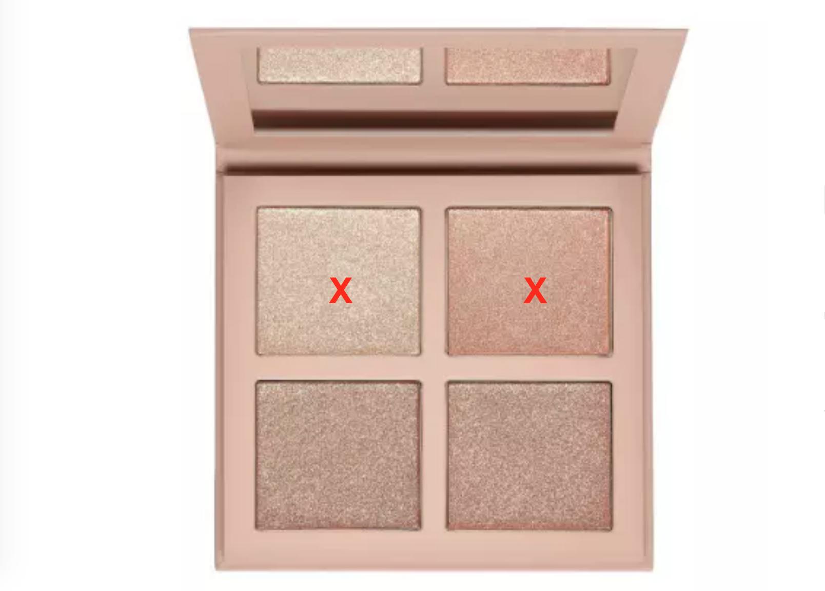 2nd Chance KKW Beauty Highlighter Palette 2 (without 2 colors)