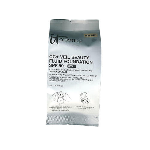 It Cosmetics CC+ Veil Beauty Fluid Foundation SPF50+ Refill Medium #0